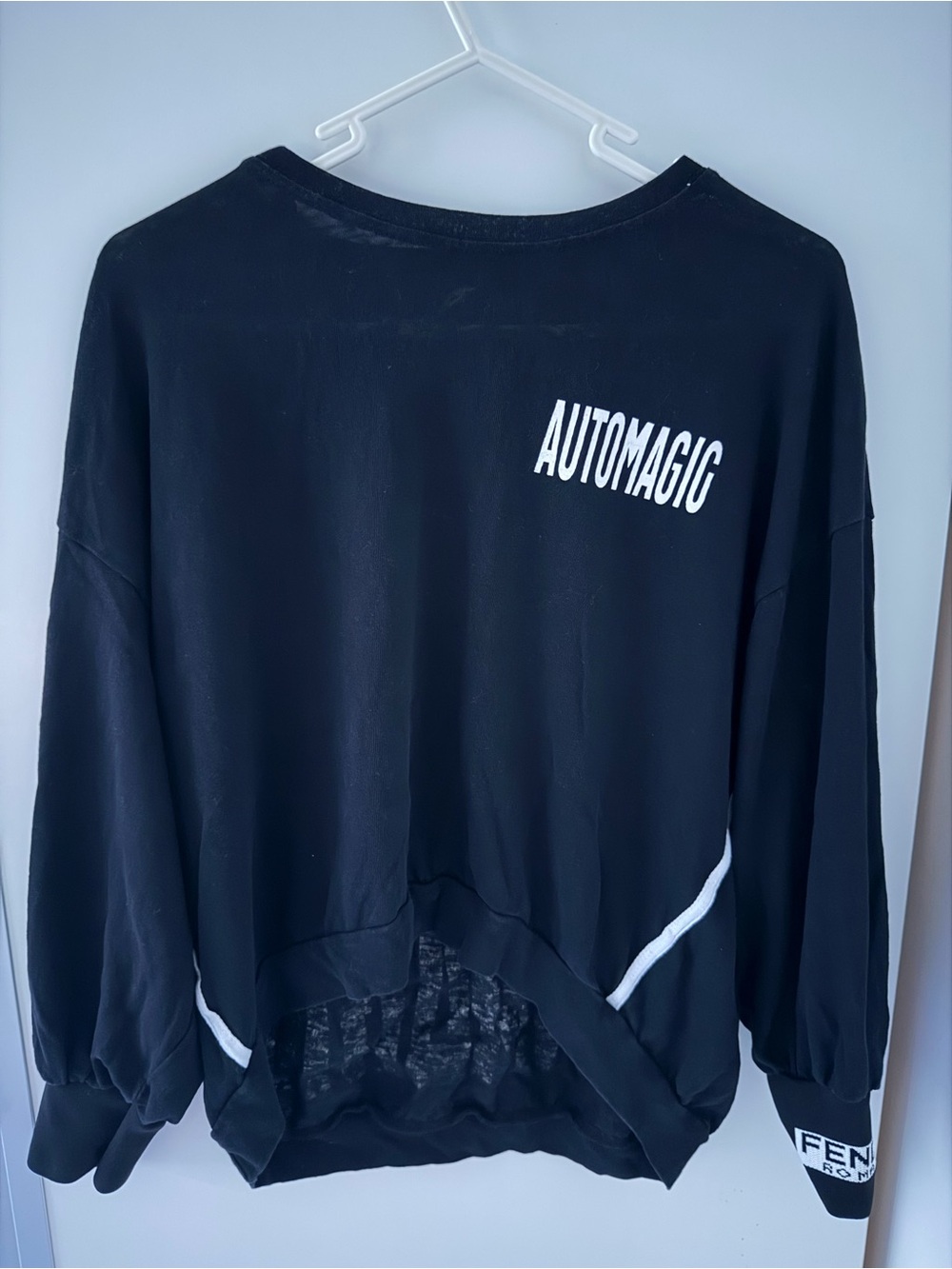 AUTOMAGIC Black Graphic Pullover - Picture 4 of 4